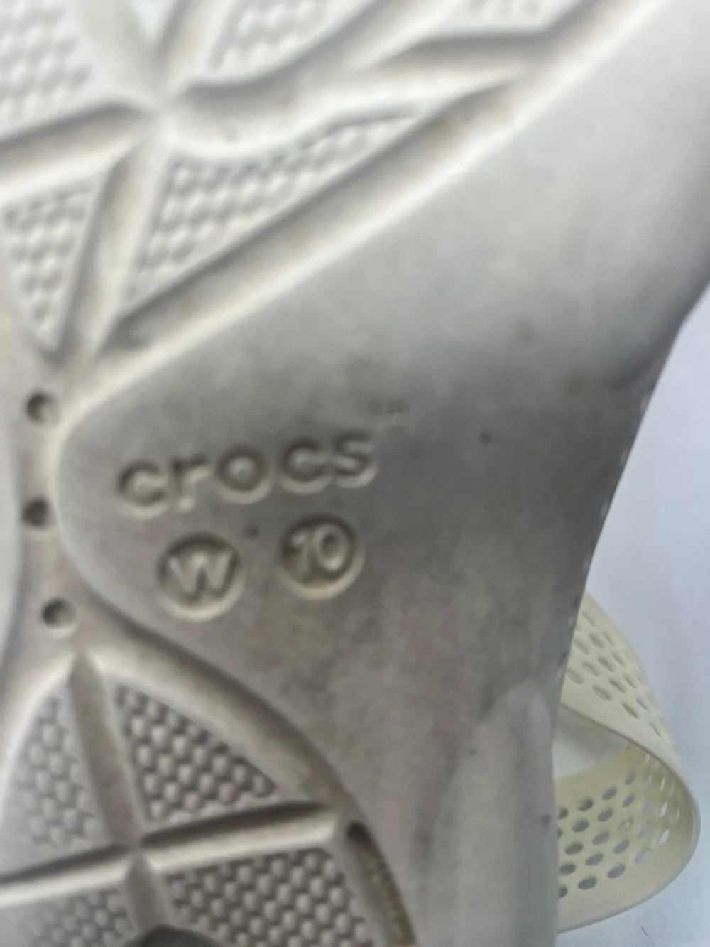 Crocs Lite Ride Sz 10 Cteam & White - Picture 6 of 6